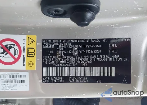 2019 Lexus Rx 450H z USA, uszkodzony, nr VIN 2T2BGMCA6KC037607